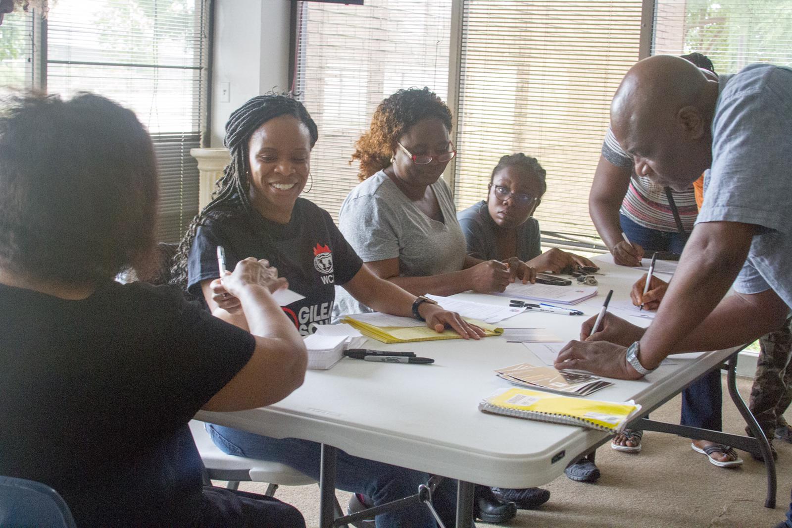 Classroom with students learning